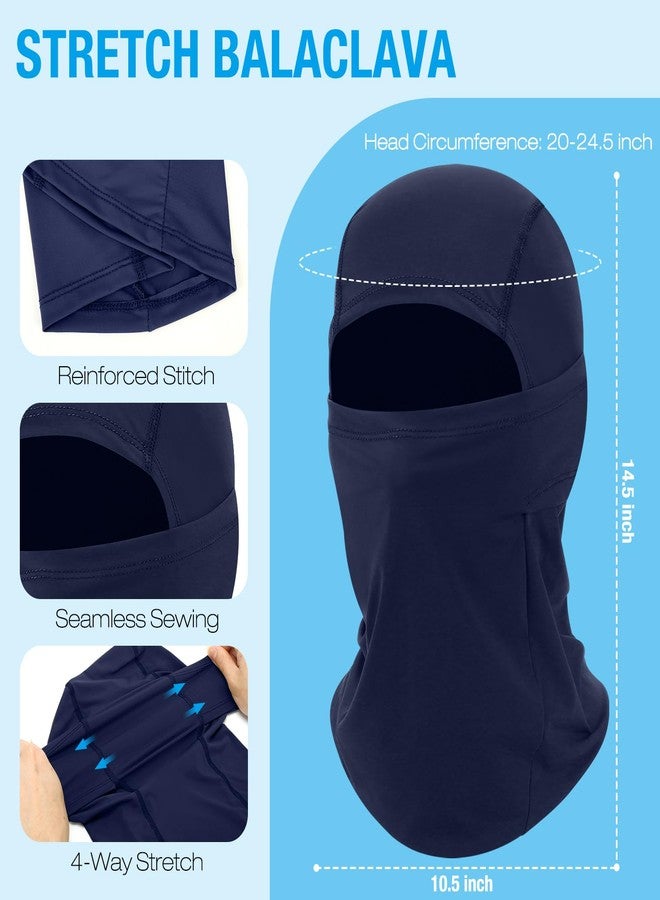 Haoteey 2 Pack Cooling Balaclava Summer Face Mask, UV Face Cover Sun Protection, Shiesty Full Face Masks for Men Motocycle Cycling - Image 3